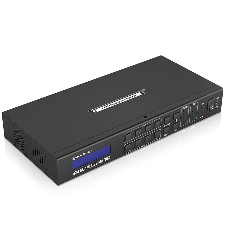 ماتریکس ۴ در 4 HDMI بدون وقفه و قابليت ویدئو وال + ریموت لیمستون