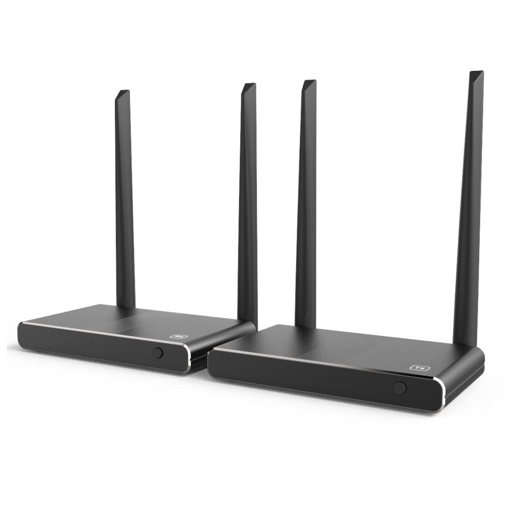 انتقال بی سيم HDMI+USB تا 50 متر + ریموت فرانت