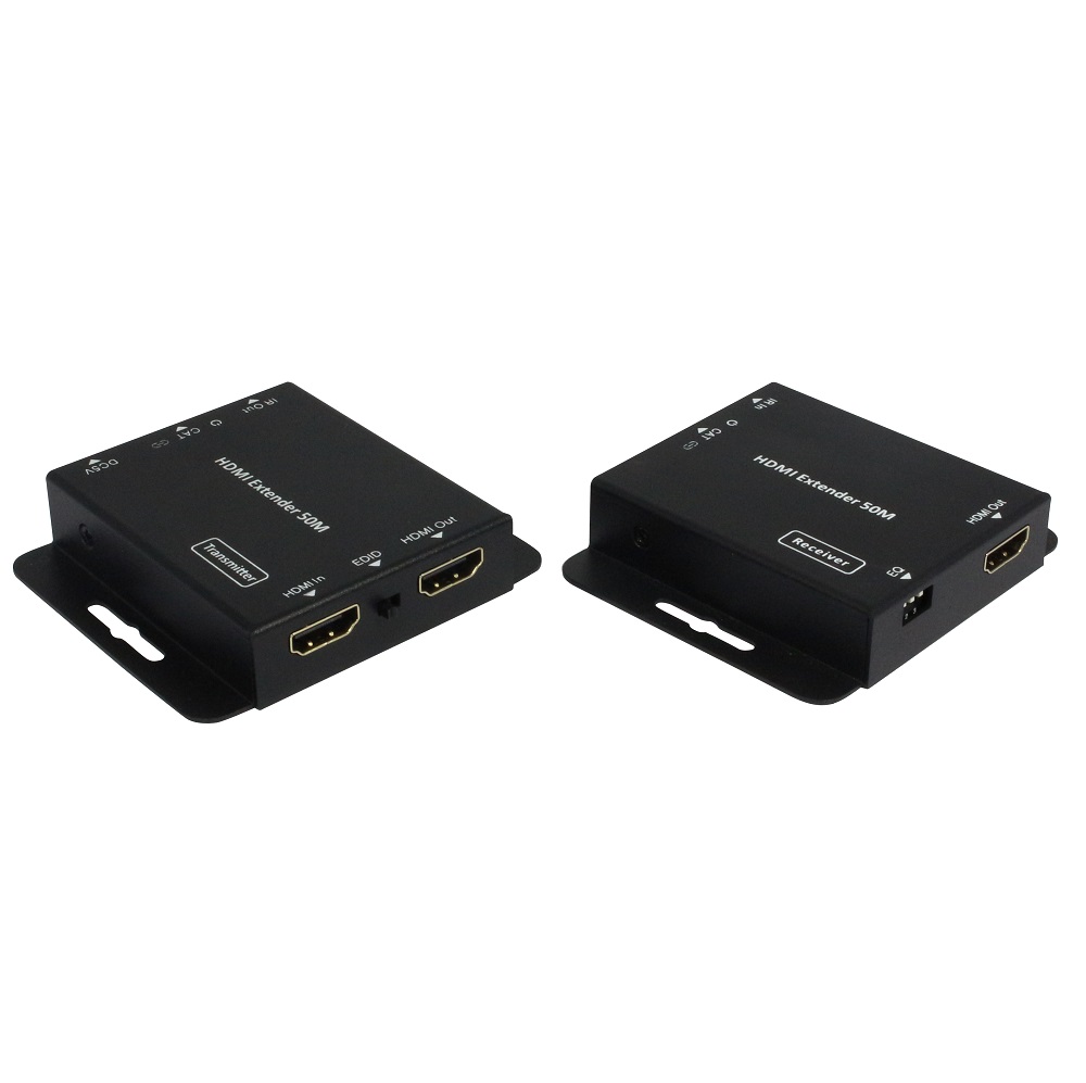 افزایش HDMI روی کابل شبکه تا ۵٠ متر + ریموت + اکولایزر فرانت