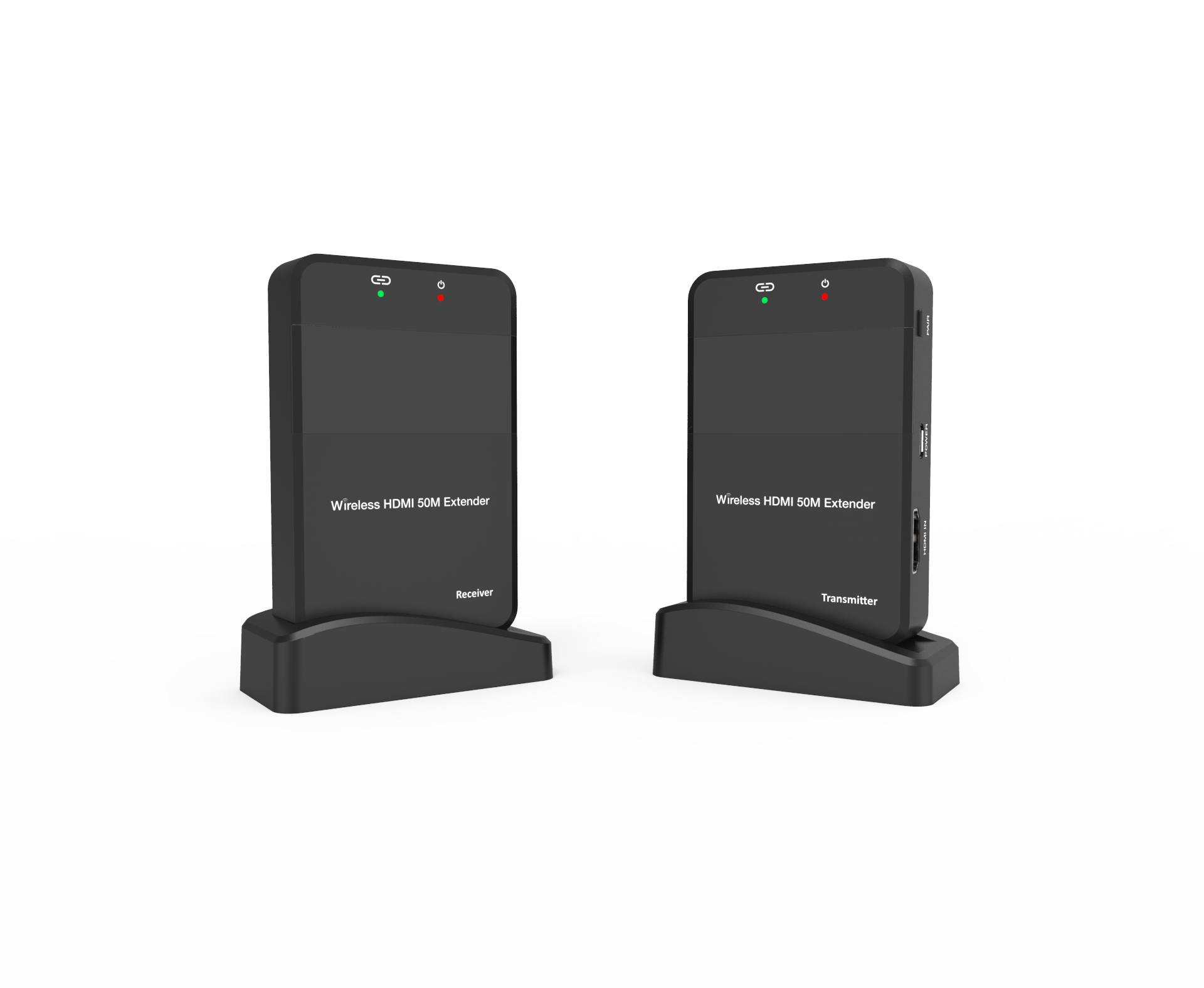 انتقال بي سيم HDMI تا 50 متر کيفيت H.265 1080p فرانت