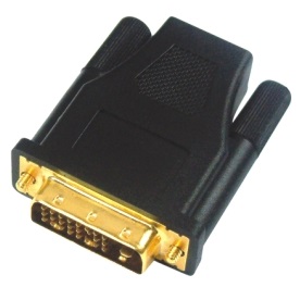 تبدیل DVI-D نر به HDMI ماده فرانت