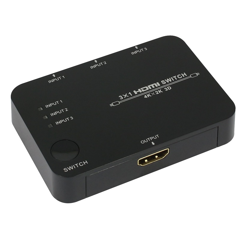 سوئيچ 3 پورت HDMI با ریموت کنترل فرانت