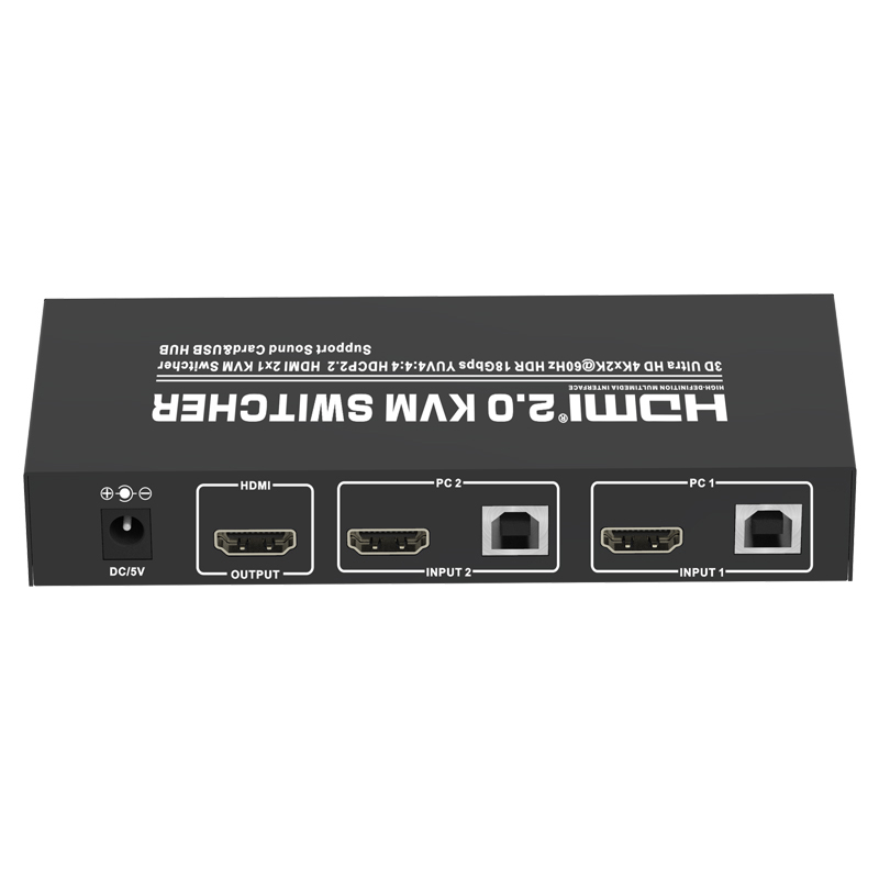 سوئيچ کی وی اِم 2 پورت HDMI تی سی تی