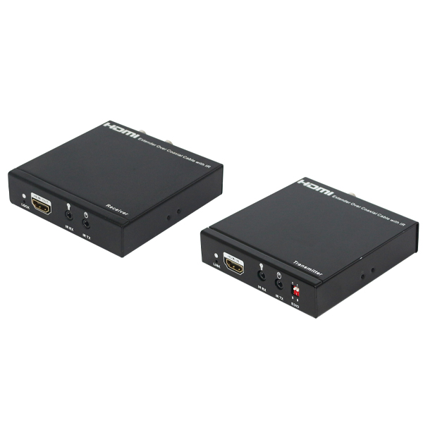 افزایش HDMI  روی کابل کواکسیال تا 100 متر + انتقال دوطرفه ریموت فرانت