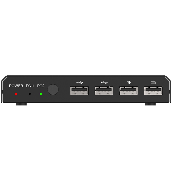 سوئیچ کی وی ام 2 پورت HDMI 2.0b فرانت