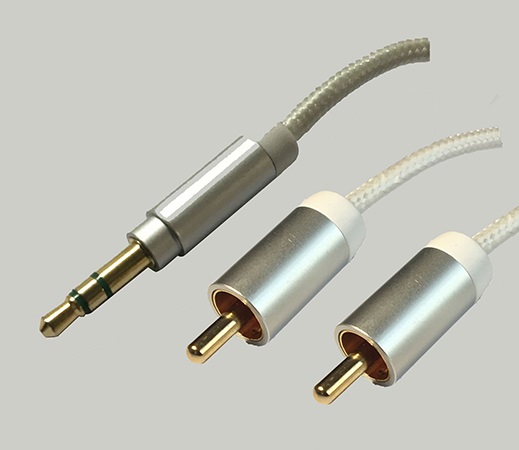 کابل کنفی ١ به 2 صدا استریو فرانت 1 متری