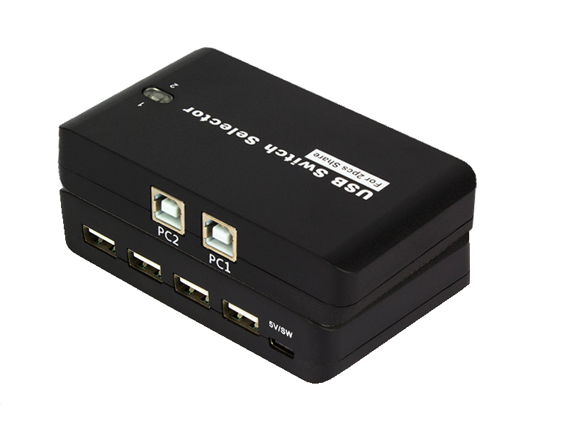 دیتا سوییچ  2 به 4 USB 2.0 فرانت